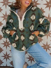 Lina Halvglidelås Plysjgenser